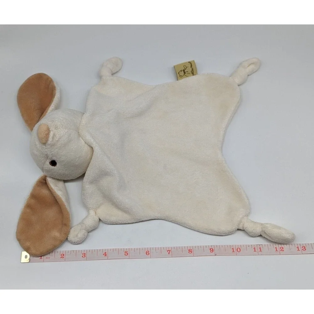 Les‎ Petites Marie Reynaud Lovey Bunny Baby Security Blanket Plush Knotted Nubby